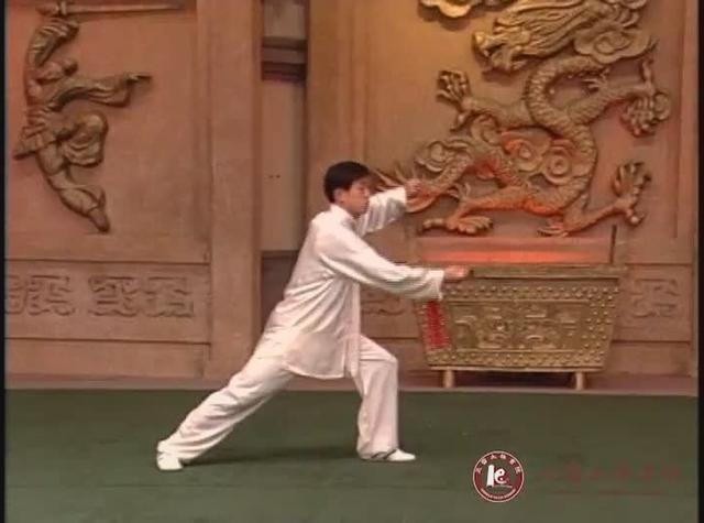 陈式太极单剑陈正雷老师教学|第十四式：仙人指路